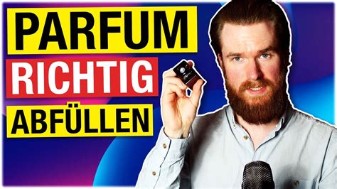 PARFUM ABFÜLLEN FÜR UNTERWEGS .